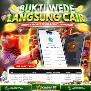 OMEGA89 JACKPOT BERMAIN DI WILD BOUNTY SHOWDOWN Rp.42.550.000,- LUNAS!!