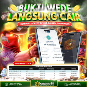 OMEGA89 JACKPOT BERMAIN DI WILD BOUNTY SHOWDOWN Rp.48.500.000,- LUNAS!!